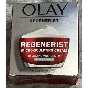 Olay Regenerist Micro-Sculpting Cream 48g Hydrating Moisturizer Fragrance-Free